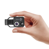 ZOMMIXA: 200X HD Pocket Microscope with LED Light & Phone Clip